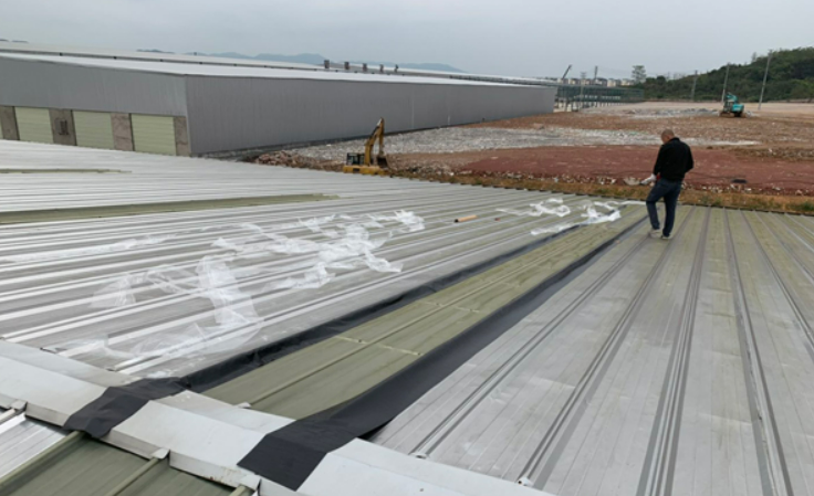 怀宁厂房屋面防水维修案例